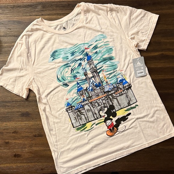 Disney Other - Disney Mickey Mouse & Sleeping Beauty Castle Unisex T-Shirt Medium NWT